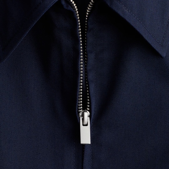 H&M Divided Twill Jacket Navy Blue - Picture 2 of 4